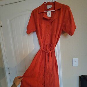 Vintage Coral Dress